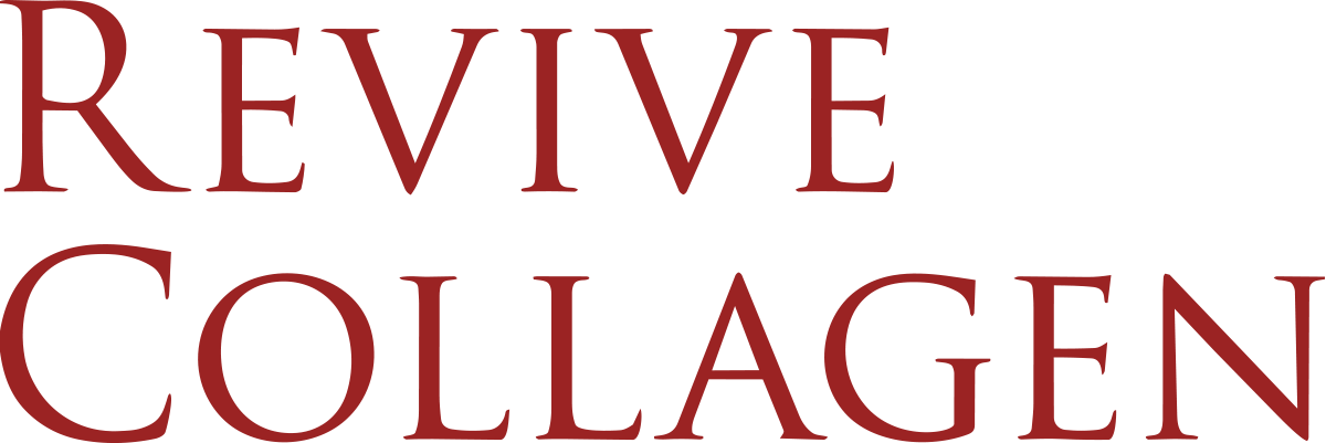 Revive Collagen, Thirty partner brand Revive Collagen logo, a luxury wellness brand and Thirty fractional People Director client